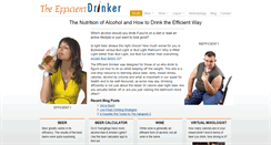 Desktop Screenshot of efficientdrinker.com